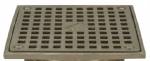 ZB400 Bronze square grate with screws for 5S strainer